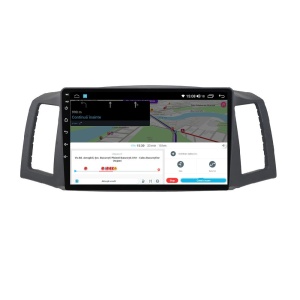 Navigatie dedicata cu Android Jeep Grand Cherokee III 2004 - 2007 fara navigatie originala, 2GB RAM, Radio GPS Dual Zone, Display HD QLED 10" Touchscreen, Internet Wi-Fi si slot SIM 4G, Bluetooth, MirrorLink, USB 100290339