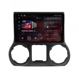 Navigatie dedicata cu Android Jeep Wrangler III (JK) 2015 - 2018, 12GB RAM, Radio GPS Dual Zone, Display 2K QLED 10.36" Touchscreen, Internet Wi-Fi si slot SIM 4G, Bluetooth, MirrorLink, USB, Waze 96179