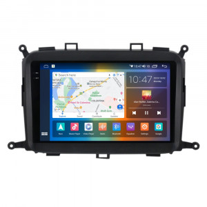 Navigatie dedicata cu Android Kia Carens IV 2013 - 2018, 8GB RAM, Radio GPS Dual Zone, Display 2K QLED 9.5" Touchscreen, Internet Wi-Fi si slot SIM 4G, Bluetooth, MirrorLink, USB, Waze 107979