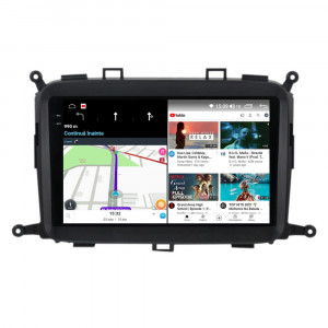 Navigatie dedicata cu Android Kia Carens IV 2013 - 2018, 8GB RAM, Radio GPS Dual Zone, Display 2K QLED 9.5" Touchscreen, Internet Wi-Fi si slot SIM 4G, Bluetooth, MirrorLink, USB, Waze 111459