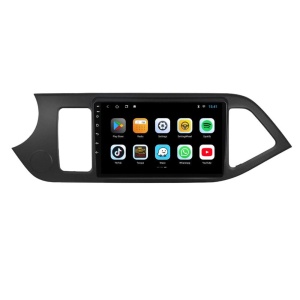 Navigatie dedicata cu Android Kia Picanto II 2011 - 2017, 2GB RAM, Radio GPS Dual Zone, Display HD QLED 9" Touchscreen, Internet Wi-Fi si slot SIM 4G, Bluetooth, MirrorLink, USB 100273119