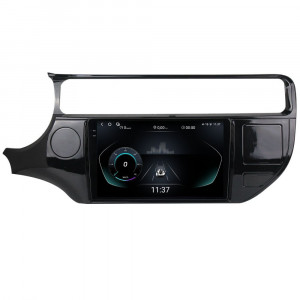 Navigatie dedicata cu Android Kia Rio III 2014 - 2017, 12GB RAM, Radio GPS Dual Zone, Display 2K QLED 9.5" Touchscreen, Internet Wi-Fi si slot SIM 4G, Bluetooth, MirrorLink, USB, Waze 97329