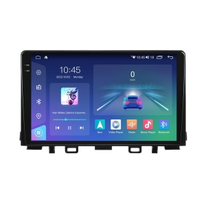 Navigatie dedicata cu Android Kia Rio IV 2017 - 2024, 4GB RAM, Radio GPS Dual Zone, Display 2K QLED 9.5" Touchscreen, Internet Wi-Fi si slot SIM 4G, Bluetooth, MirrorLink, USB