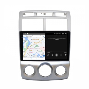 Navigatie dedicata cu Android KIA Sportage 2004 - 2010 fabricata in Coreea, clima manuala, 8GB RAM, Radio GPS Dual Zone, Display 2K QLED 9.5" Touchscreen, Internet Wi-Fi si slot SIM 4G, Bluetooth, MirrorLink, USB 100073749
