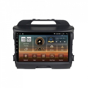 Navigatie dedicata cu Android KIA Sportage 2010 - 2016, 6GB RAM, Radio GPS Dual Zone, Display HD QLED 9" Touchscreen, Internet Wi-Fi si slot SIM 4G, Bluetooth, MirrorLink, USB