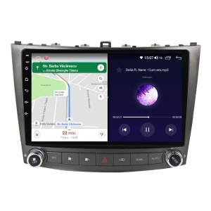 Navigatie dedicata cu Android Lexus IS 2005 - 2013, 4GB RAM, Radio GPS Dual Zone, Display HD QLED 10" Touchscreen, Internet Wi-Fi si slot SIM 4G, Bluetooth, MirrorLink, USB 100269369