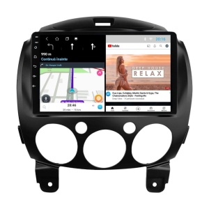 Navigatie dedicata cu Android Mazda 2 2007 - 2014, 1GB RAM, Radio GPS Dual Zone, Display HD IPS 9" Touchscreen, Internet Wi-Fi, Bluetooth, MirrorLink, USB 100509069