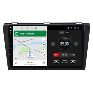 Navigatie dedicata cu Android Mazda 3 2003 - 2009, 1GB RAM, Radio GPS Dual Zone, Display HD IPS 9" Touchscreen, Internet Wi-Fi, Bluetooth, MirrorLink, USB 100527909