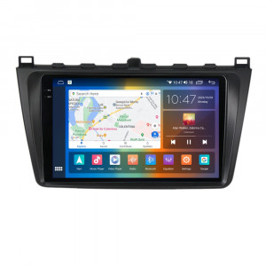 Navigatie dedicata cu Android Mazda 6 2008 - 2013, 8GB RAM, Radio GPS Dual Zone, Display 2K QLED 9.5" Touchscreen, Internet Wi-Fi si slot SIM 4G, Bluetooth, MirrorLink, USB, Waze 106369