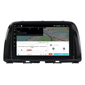 Navigatie dedicata cu Android Mazda CX-5 2011 - 2017, 4GB RAM, Radio GPS Dual Zone, Display HD QLED 9" Touchscreen, Internet Wi-Fi si slot SIM 4G, Bluetooth, MirrorLink, USB 100266249