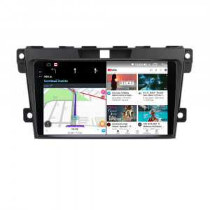 Navigatie dedicata cu Android Mazda CX-7 2006 - 2015, 4GB RAM, Radio GPS Dual Zone, Display 2K QLED 9.5" Touchscreen, Internet Wi-Fi si slot SIM 4G, Bluetooth, MirrorLink, USB, Waze 108619