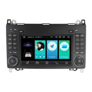 Navigatie dedicata cu Android Mercedes A-Class W169 2004 - 2012, 4GB RAM, Radio GPS Dual Zone, Display HD IPS 7'' Touchscreen, Internet Wi-Fi si slot SIM 4G, Bluetooth, MirrorLink, USB