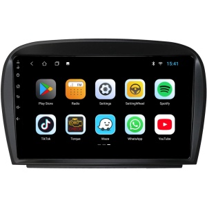 Navigatie dedicata cu Android Mercedes SL R230 2001 - 2012, 1GB RAM, Radio GPS Dual Zone, Display HD IPS 9" Touchscreen, Internet Wi-Fi, Bluetooth, MirrorLink, USB 100498479