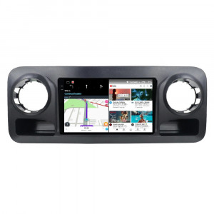 Navigatie dedicata cu Android Mercedes Sprinter dupa 2018, 4GB RAM, Radio GPS Dual Zone, Display 2K QLED 10.36" Touchscreen, Internet Wi-Fi si slot SIM 4G, Bluetooth, MirrorLink, USB, Waze 109759