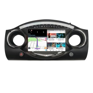 Navigatie dedicata cu Android Mini Cooper / One (R50, R52, R53) 2001 - 2008, 4GB RAM, Radio GPS Dual Zone, Display HD QLED 9" Touchscreen, Internet Wi-Fi si slot SIM 4G, Bluetooth, MirrorLink, USB 100276149