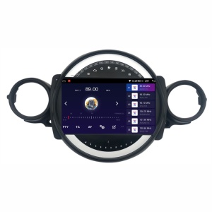 Navigatie dedicata cu Android Mini Cooper / One (R56, R57, R58, R59) 2006 - 2015, 2GB RAM, Radio GPS Dual Zone, Display HD QLED 9" Touchscreen, Internet Wi-Fi si slot SIM 4G, Bluetooth, MirrorLink, USB 100262799