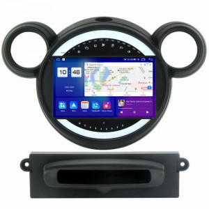 Navigatie dedicata cu Android Mini Countryman / Paceman (R60, R61) 2010 - 2017, 8GB RAM, Radio GPS Dual Zone, Display 2K QLED 9.5" Touchscreen, Internet Wi-Fi si slot SIM 4G, Bluetooth, MirrorLink, USB, Waze 107069