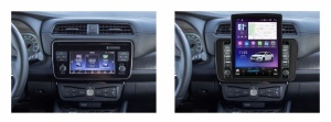 Navigatie dedicata cu Android Nissan Leaf II 2017 - 2025, 4GB RAM, Radio GPS Dual Zone, Touchscreen IPS 9.7" HD tip Tesla, Internet Wi-Fi si slot SIM 4G, Bluetooth, MirrorLink, USB 100013099