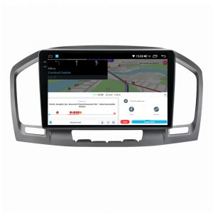 Navigatie dedicata cu Android Opel Insignia A 2008 - 2013, 8GB RAM, Radio GPS Dual Zone, Display 2K QLED 9.5" Touchscreen, Internet Wi-Fi si slot SIM 4G, Bluetooth, MirrorLink, USB, Waze 112509