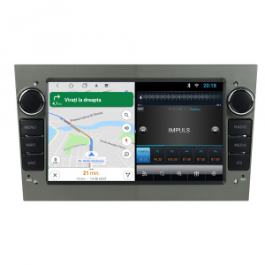 Navigatie dedicata cu Android Opel Zafira B 2005 - 2014, gri inchis, 2GB RAM, Radio GPS Dual Zone, Display HD 7" Touchscreen, Internet Wi-Fi, Bluetooth, MirrorLink, USB 113119