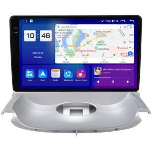 Navigatie dedicata cu Android Peugeot 206 1998 - 2009, 8GB RAM, Radio GPS Dual Zone, Display 2K QLED 9.5'' Touchscreen, Internet Wi-Fi si slot SIM 4G, Bluetooth, MirrorLink, USB, Waze 108059