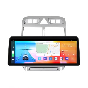 Navigatie dedicata cu Android Peugeot 307 2000 - 2013, 8GB RAM, Radio GPS Dual Zone, Display QLED 12.3" Touchscreen, Internet Wi-Fi si slot SIM 4G, Bluetooth, MirrorLink, USB