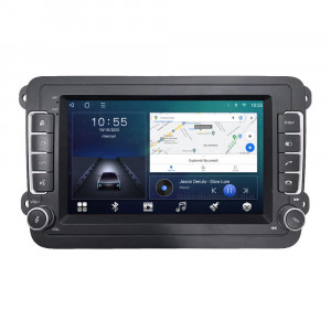 Navigatie dedicata cu Android Seat Leon 1P 2005 - 2013, 4GB RAM, Radio GPS Dual Zone, Display HD IPS 7" Touchscreen, Internet Wi-Fi si slot SIM 4G, Bluetooth, MirrorLink, USB