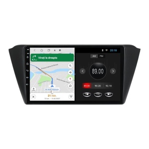 Navigatie dedicata cu Android Skoda Fabia III 2014 - 2021, 1GB RAM, Radio GPS Dual Zone, Display HD IPS 9" Touchscreen, Internet Wi-Fi, Bluetooth, MirrorLink, USB 100528089
