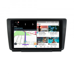 Navigatie dedicata cu Android Skoda Octavia II 2004 - 2013, 8GB RAM, Radio GPS Dual Zone, Display 2K QLED 9.5" Touchscreen, Internet Wi-Fi si slot SIM 4G, Bluetooth, MirrorLink, USB, Waze 110739