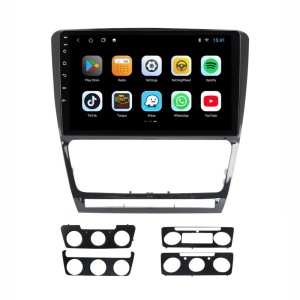 Navigatie dedicata cu Android Skoda Octavia II 2004 - 2013, negru, 1GB RAM, Radio GPS Dual Zone, Display HD IPS 10" Touchscreen, Internet Wi-Fi, Bluetooth, MirrorLink, USB 100480119