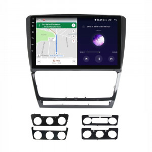 Navigatie dedicata cu Android Skoda Octavia II 2009 - 2013, negru, 8GB 56949