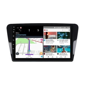 Navigatie dedicata cu Android Skoda Octavia III 2013 - 2020, 2GB RAM, Radio GPS Dual Zone, Display HD QLED 10" Touchscreen, Internet Wi-Fi si slot SIM 4G, Bluetooth, MirrorLink, USB 100271529