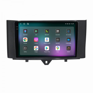 Navigatie dedicata cu Android Smart Fortwo 2011 - 2014, 12GB RAM, Radio GPS Dual Zone, Display 2K QLED 9.5" Touchscreen, Internet Wi-Fi si slot SIM 4G, Bluetooth, MirrorLink, USB, Waze 96339