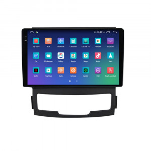 Navigatie dedicata cu Android Ssangyong Korando 2010 - 2013, 4GB RAM, Radio GPS Dual Zone, Display 2K QLED 9.5" Touchscreen, Internet Wi-Fi si slot SIM 4G, Bluetooth, MirrorLink, USB, Waze 109599