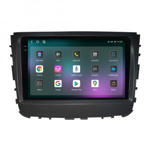 Navigatie dedicata cu Android Ssangyong Musso dupa 2018, 12GB RAM, Radio GPS Dual Zone, Display 2K QLED 9.5" Touchscreen, Internet Wi-Fi si slot SIM 4G, Bluetooth, MirrorLink, USB, Waze 103629