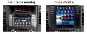 Navigatie dedicata cu Android tip tesla Mitsubishi Pajero IV 2006 - 2018, 4GB 57529