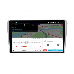 Navigatie dedicata cu Android Toyota Avensis T25 2003 - 2009, 8GB RAM, Radio GPS Dual Zone, Display 2K QLED 9.5" Touchscreen, Internet Wi-Fi si slot SIM 4G, Bluetooth, MirrorLink, USB, Waze 112689