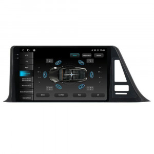 Navigatie dedicata cu Android Toyota C-HR dupa 2016, 12GB RAM, Radio GPS Dual Zone, Display 2K QLED 9.5" Touchscreen, Internet Wi-Fi si slot SIM 4G, Bluetooth, MirrorLink, USB, Waze 98069