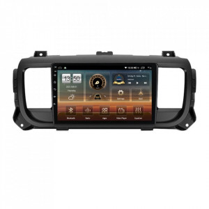 Navigatie dedicata cu Android Toyota Proace dupa 2016, 6GB RAM, Radio GPS Dual Zone, Display HD QLED 9" Touchscreen, Internet Wi-Fi si slot SIM 4G, Bluetooth, MirrorLink, USB