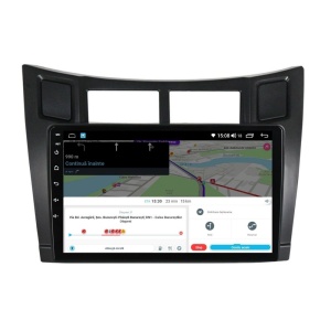 Navigatie dedicata cu Android Toyota Yaris 2006 - 2011, 4GB RAM, Radio GPS Dual Zone, Display HD QLED 9" Touchscreen, Internet Wi-Fi si slot SIM 4G, Bluetooth, MirrorLink, USB 100267059
