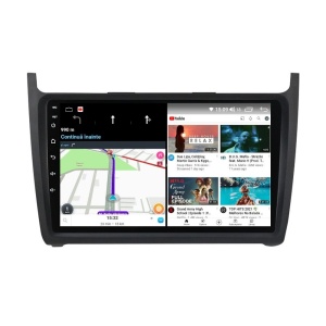 Navigatie dedicata cu Android VW Polo 6R 2009 - 2018, 4GB RAM, Radio GPS Dual Zone, Display HD QLED 9" Touchscreen, Internet Wi-Fi si slot SIM 4G, Bluetooth, MirrorLink, USB 100267119