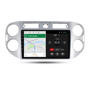Navigatie dedicata cu Android VW Tiguan I 2007 - 2012, 2GB RAM, Radio GPS Dual Zone, Display HD IPS 9" Touchscreen, Internet Wi-Fi, Bluetooth, MirrorLink, USB 100530879