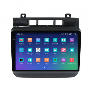 Navigatie dedicata cu Android VW Touareg 7P 2010 - 2018, 8GB RAM, Radio GPS Dual Zone, Display 2K QLED 9.5" Touchscreen, Internet Wi-Fi si slot SIM 4G, Bluetooth, MirrorLink, USB, Waze 110519