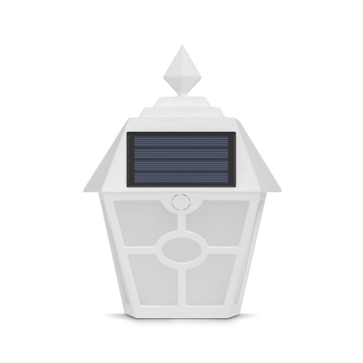 Lampa Solara Decorativa LED cu Iluminare Alb si Alb Rece – 14x6,2x19 cm