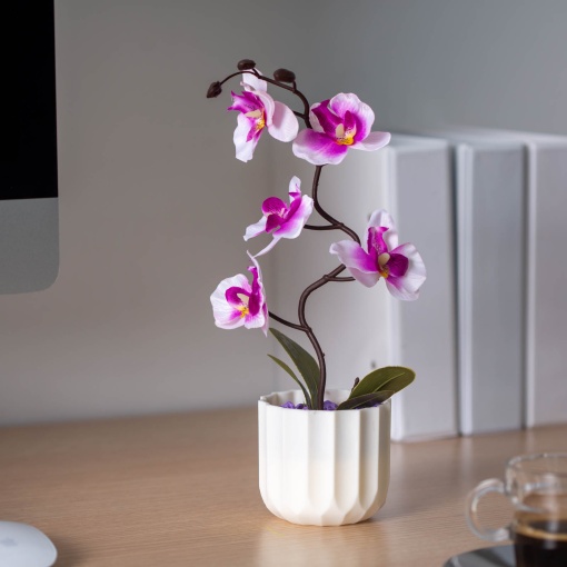 Planta Artificiala in Ghiveci Shopiens – Orhidee, 11 x 35 cm