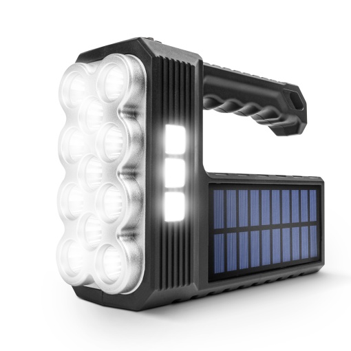 Lanterna solara LED COB 1000 lm - Lumina de lucru, 1200 mAh, IP55
