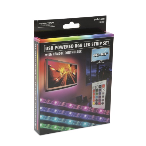 Set benzi LED pentru Iluminare Fundal TV 40”-60” cu Telecomanda