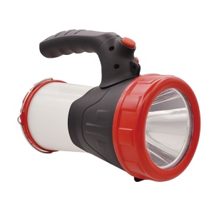 Lanterna LED multifunctionala, reincarcabila, 340 lm, ABS, rosu - Img 2