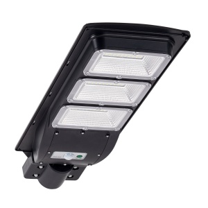 Proiector LED solar pentru casa si gradina, 1100 lm, lumina rece, IP65, senzor miscare - Img 1