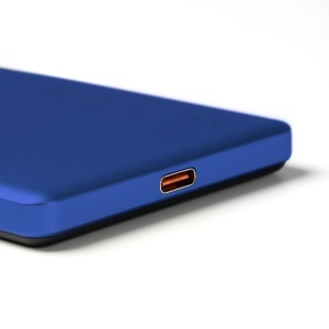 Baterie Magnetica Externa 5000 mAh Wireless Charge - Albastru Royal Terium - Img 5